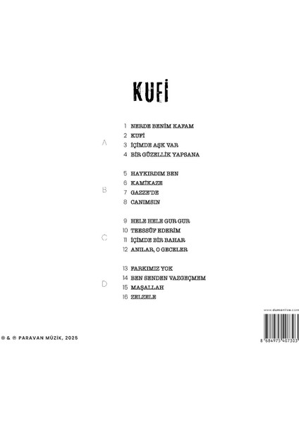 Duman Kufi Plak fiyatları