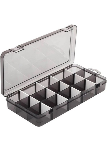 15 Bölmeli Ayarlanabilir Takı ve Küpe Organizatör Kutusu Siyah modelleri