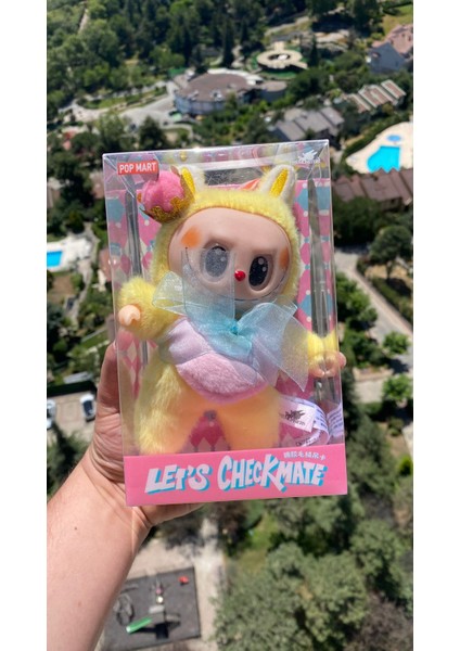Labubu Prenses Peluş Oyuncak, Peluş Anahtarlık, Checkmate Model