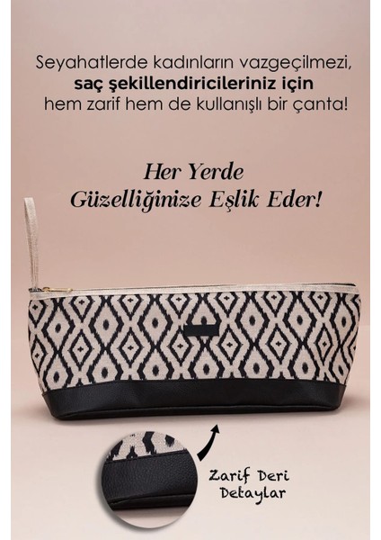 Gri Saç Şekillendirme ve Düzleştirme Çantası 38X16X16, Pratik ve Şık Tasarım fırsatları