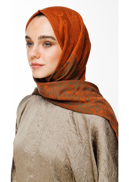 Nora Desen Çift Taraflı Şal Tarçın-Zümrüt fiyatları