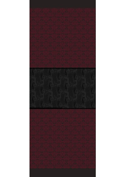 Nora Desen Çift Taraflı Şal Siyah-Bordo indirimleri