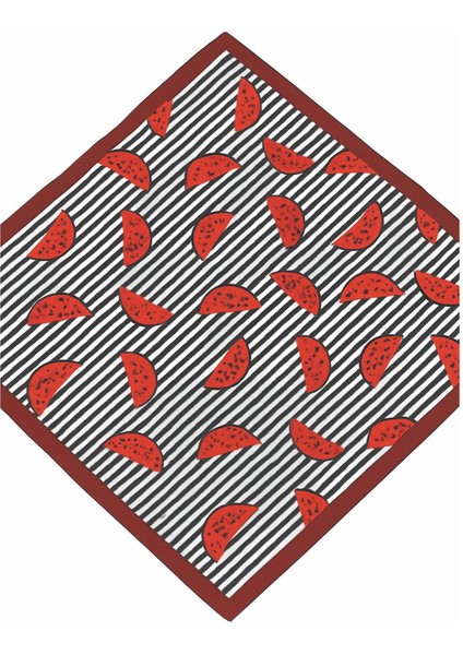 Bohem Saten Dokulu Bandana Fular fiyatları