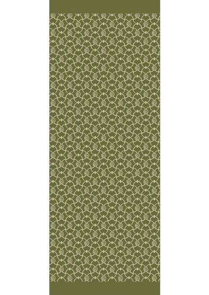 Marrakech Desen Çift Taraflı Şal Haki-Somon indirimleri