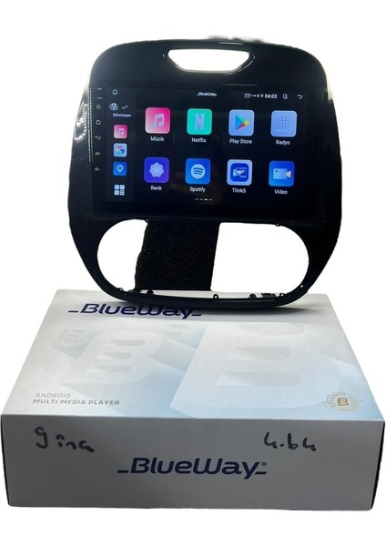 Renault Captur 2013-2021 Blueway 4-64 Profesyonel Oem Multimedia modelleri