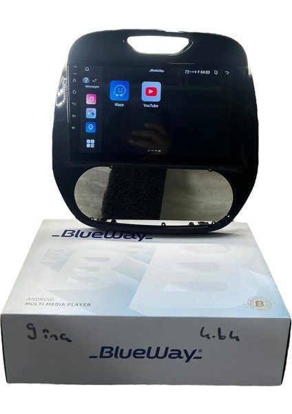 Renault Captur 2013-2021 Blueway 4-64 Profesyonel Oem Multimedia fırsatları