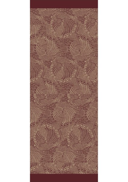 Mayra Desen Çift Taraflı Şal Mürdüm-Somon indirimleri