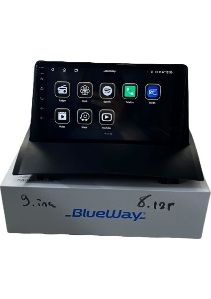 Renault Megane 2 Blueway 8-128 Tam Profesyonel Oem Multimedia modelleri