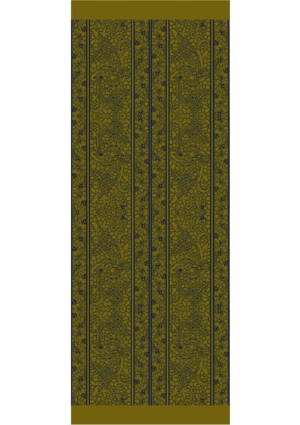 Lavin Desen Çift Taraflı Şal Lacivert-Yağ Yeşili indirimleri