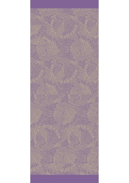 Mayra Desen Çift Taraflı Şal Zeytin-Mor indirimleri