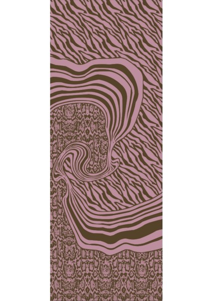 Riad Desen Çift Taraflı Şal Koyu Haki-Koyu Gül Kurusu indirimleri