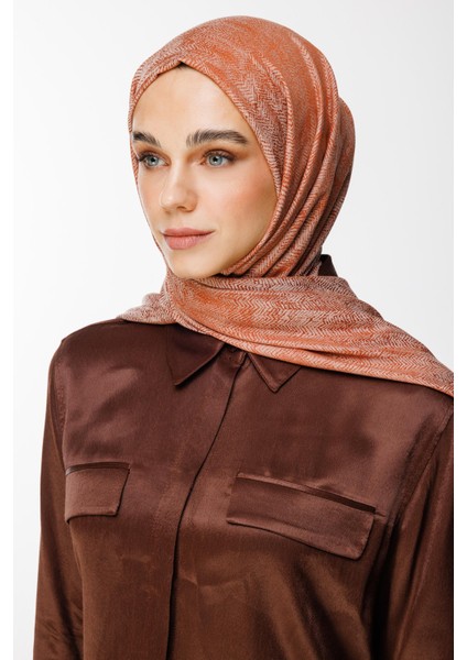 Sahra Desen Çift Taraflı Şal Tarçın-Bej fiyatları