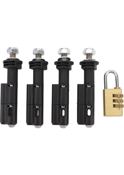 4 Adet Çekiş Kartı Montaj Pimi Seti Şifreli Kilit Hırsızlığa Karşı Yüksek Güvenlik Maxtrax Mkıı Lite ve Mini Kurtarma Panoları (Yurt Dışından)