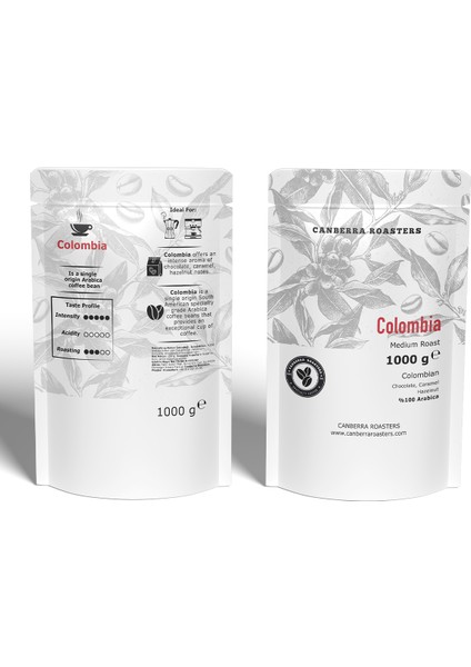 Colombia – Medium Roast – Kahve Çekirdeği 1 kg