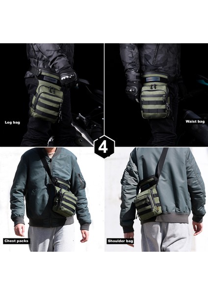 Çok Fonksiyonlu Motosiklet Çantası Nefes Motosiklet Sürme Bacak Çantası Bel Çantası Büyük Kapasiteli Sürme Bacak Çantası Bisiklet Çantası Açık Sürme Çantası (Yurt Dışından)