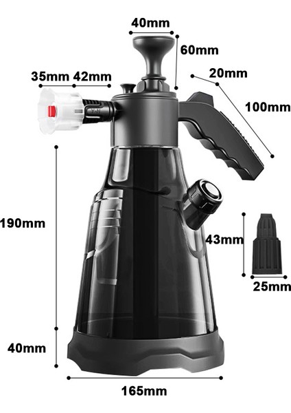 El Köpük Püskürtücü Araba Yı Aracı Köpük Makinesi Bahçe Sulama Şişesi Otomatik Temizleme Püskürtücü Sulama Kovası Pnömatik Köpük (Yurt Dışından) fiyatları