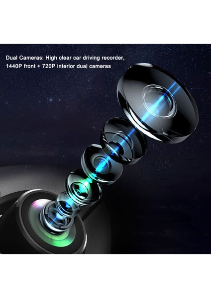 1080P Dvr Dash Kamera Ön ve Iç Çift Kamera Araba Dashcam 3.5 Inç IPS Ekran Sürüş Kaydedici Gece Görüşlü 170° Geniş Açı Dahili Wifi G-Sensing Park Monitörü Döngü Kaydı (Yurt Dışından) fiyatları