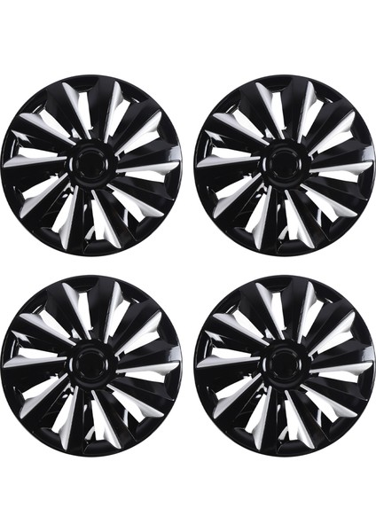 4 Adet 14IN Tekerlek Teker Göbeği Kapağı Tam Koruma Şık Görünüm Jant Kapağı Jant Kapağı Evrensel Fit Herhangi Bir 14IN Çelik Jantlar (Yurt Dışından)