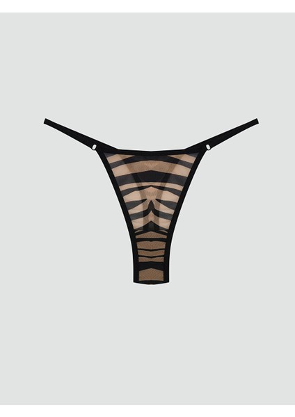 Yeni Sezon Leopar Desenli Fantezi Tanga Kulot - S5PH66Z8