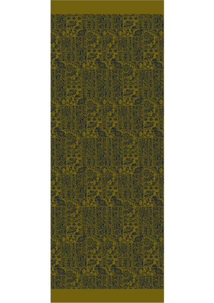 Henna Desen Çift Taraflı Şal Lacivert-Yağ Yeşili fırsatları