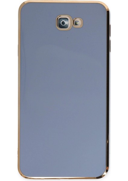 Samsung Galaxy J7 Prime Kılıf Volet Silikon - Mavi Nrmsa