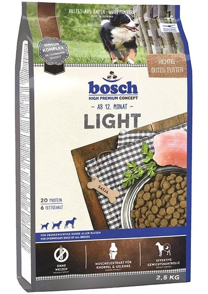 Light Yetişkin Diyet Köpek Maması 2.5kg