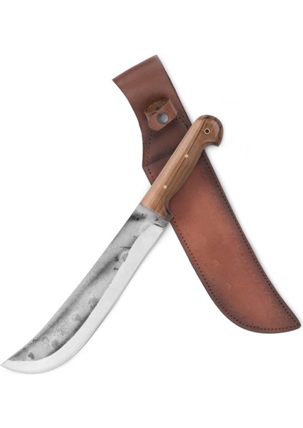 Alpkut Model 40 cm - El Yapımı Dövme Makas Çeliği