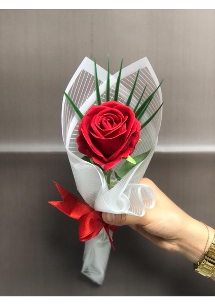 Tekli Kırmızı Gül,çiçek Buketi,çiçek,özel Gün fiyatları