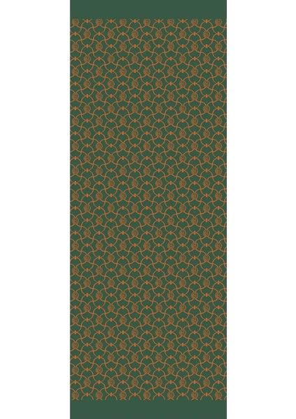 Marrakech Desen Çift Taraflı Şal Tarçın-Zümrüt indirimleri