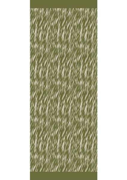 Selis Desen Çift Taraflı Şal Haki-Somon