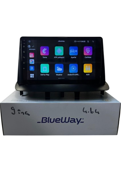 Renault Fluence-Megane 3 Blueway 4-64 Profesyonel Oem Multimedia fiyatları