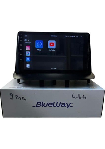 Renault Fluence-Megane 3 Blueway 4-64 Profesyonel Oem Multimedia fırsatları