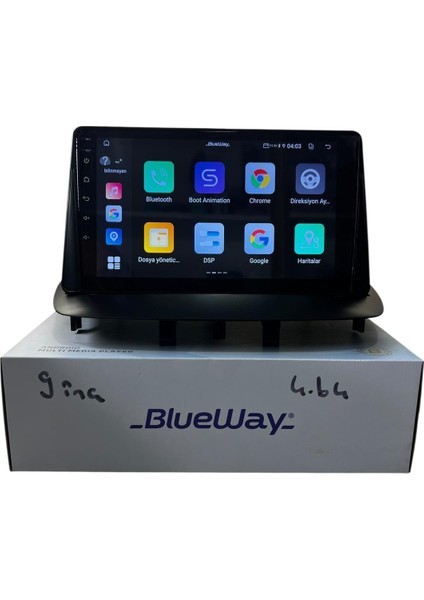 Renault Fluence-Megane 3 Blueway 4-64 Profesyonel Oem Multimedia indirimleri