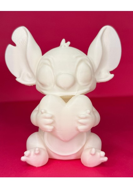 Stitch Figür Boyama Seti | 15 cm | 3D Yazıcı Üretimi 6 Renk Akrilik Boya 2 Fırça fiyatları