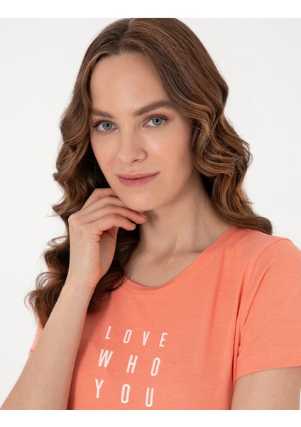 Kadın Somon Kısakollu Şort Pijama Takımı 50319060-VR204 fiyatları