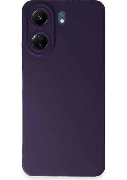 Xiaomi Redmi 13C Kılıf Nano Içi Kadife Silikon - Mor Nrmsa