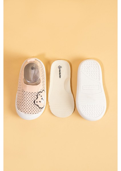 Sakow Çocuk Bebek Bağcıksız Ortopedik Rahat Esnek Kaymaz Taban Günlük Ilk Adım Spor Ayakkabı