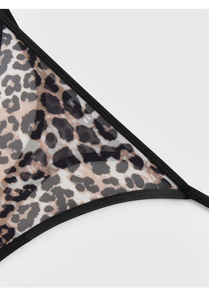 Yeni Sezon Leopar Desenli Fantezi Tanga Kulot - S5QM59Z8 modelleri