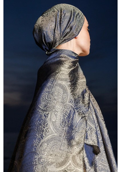 Vera Desen Shine Line Şal Lacivert-Bej modelleri