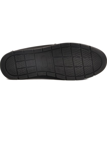 Siyah Nubuk Hakiki Deri Jel Taban Anatomik Erkek Casual Ayakkabı indirimleri