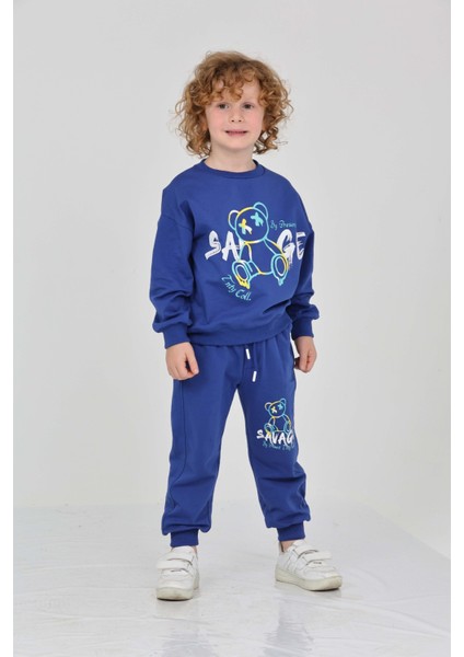 Erkek Çocuk Savage Baskılı Eşofman Takım