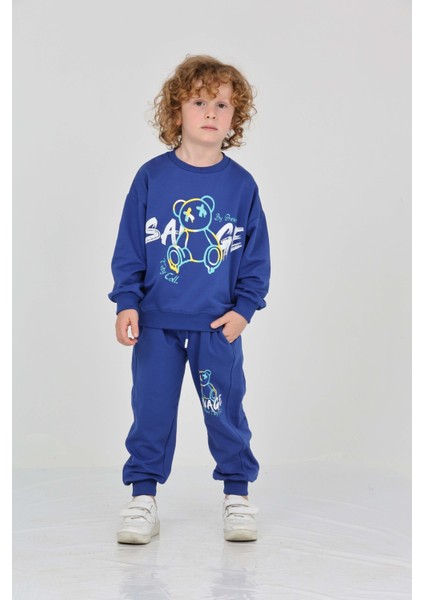 Erkek Çocuk Savage Baskılı Eşofman Takım modelleri