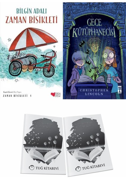 Zaman Bisikleti 1 ve Gece Kütüphanecisi + Hediyeli