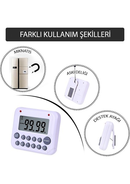 Hızlı Dijital Zamanlayıcı, Ileri Geri Sayım Timer | Ge 367 fırsatları