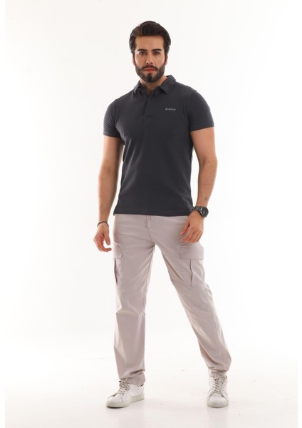 Polo Yaka Otoman Kısa Kol T-Shirt