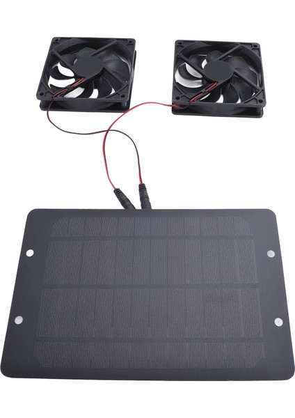 Çift Güneş Fanı Kiti 12V 10W Monokristal Silikon Kullanımı Kolay Güneş Panelı Enerjili Fan Rv Araba Tekne (Yurt Dışından) fiyatları