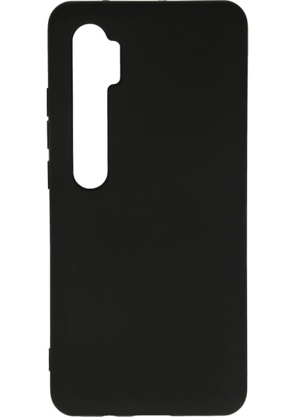 Xiaomi Mi Note 10 Lite Kılıf Nano Içi Kadife Silikon - Siyah Nrmsa
