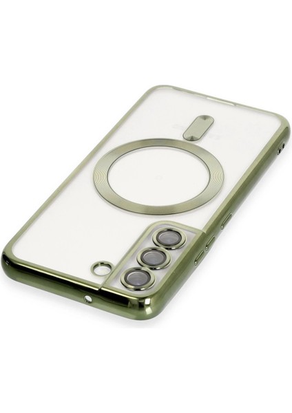 Samsung Galaxy S22 Kılıf Kross Magneticsafe Kapak - Koyu Yeşil Nrmsa modelleri