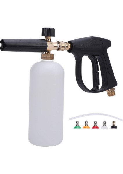 Yüksek Basınçlı Yıkayıcı Püskürtme Seti 5 Memeleri ile 1/4in Port Köpük Topu Arabalar Motosikletler Için Zeminler Pencere Yı (Yurt Dışından)