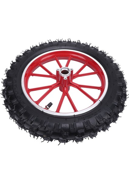 2.5-10 Ön Tekerlek Lastiği Iç Tüp Hub Ka Aşınmaya Dalı 10 Inç Tekerlek Göbeği Lastik 49CC Küçük Off Road Motosiklet Kırmızı (Yurt Dışından) fırsatları
